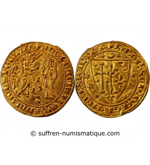 COMTE DE PROVENCE, CHARLES II D'ANJOU - SALUT D'OR