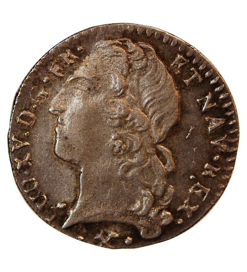 LOUIS XV - 1/10 ECU AU BANDEAU 1769 L BAYONNE