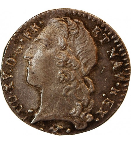 LOUIS XV - 1/10 ECU AU BANDEAU 1769 L BAYONNE