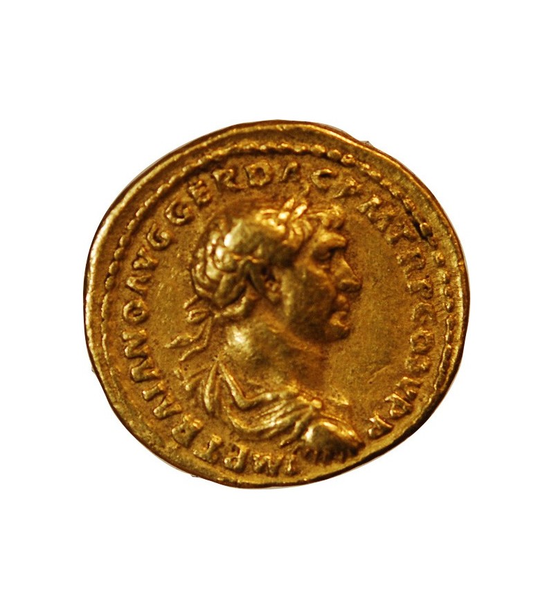TRAJAN - AUREUS OR ROME﻿ 104 Ap JC