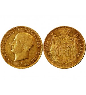 ITALIE, NAPOLEON﻿ 1er - 40 LIRE OR 1814 M MILAN﻿﻿ 2