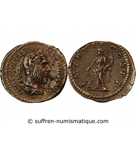 MACRIN - DENIER 218 ROME