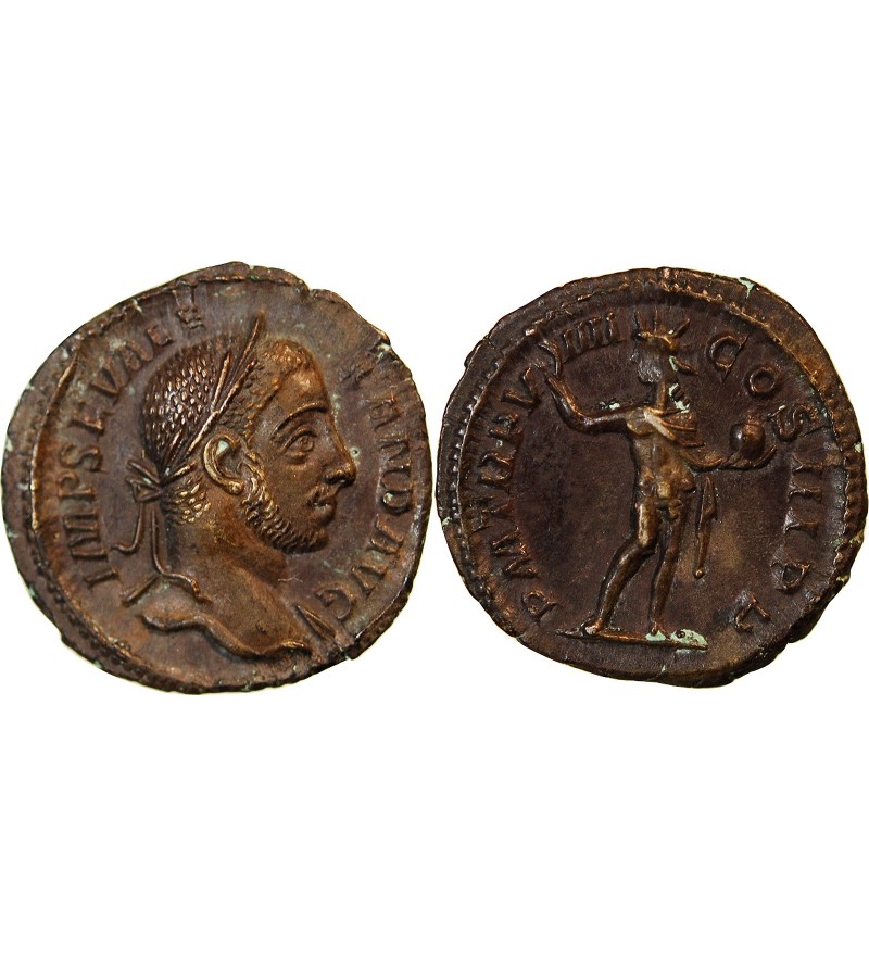 ALEXANDRE SEVERE - DENIER ARGENT 230 ROME