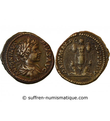 CARACALLA - DENIER ARGENT 206 ROME