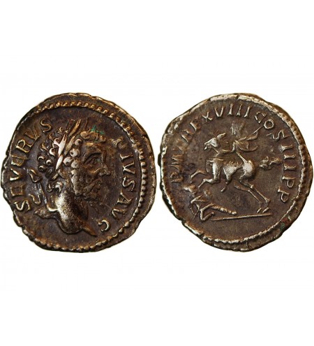 SEPTIME SEVERE - DENIER ARGENT 209 ROME