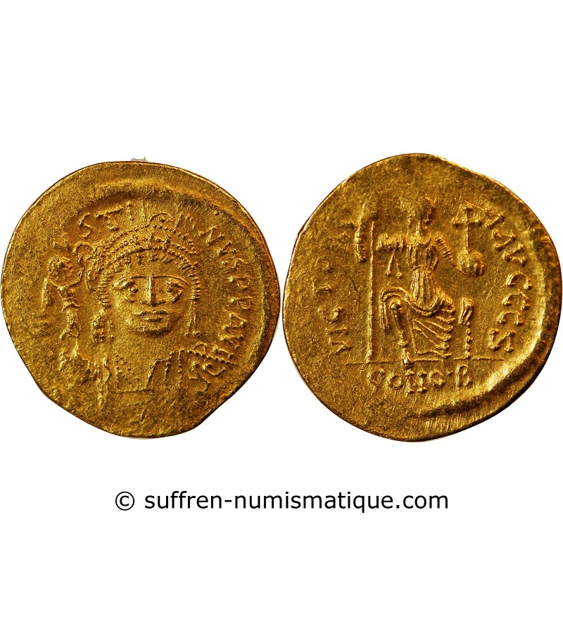 JUSTIN II - SOLIDUS OR CONSTANTINOPLE﻿ 565 / 578