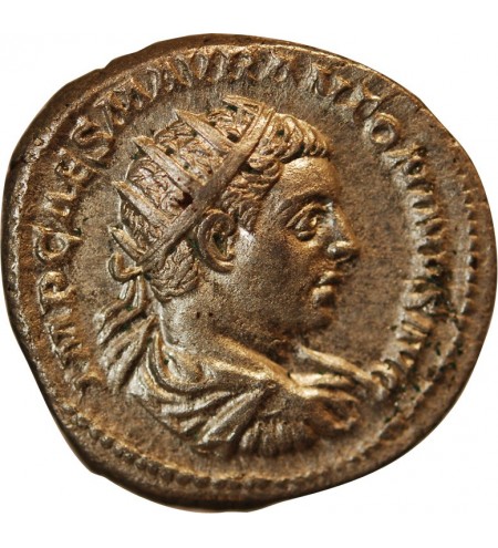 ELAGABAL - DENIER ARGENT 218 ROME