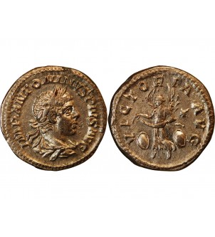 ELAGABAL - DENIER ARGENT 218 / 222  ROME 2