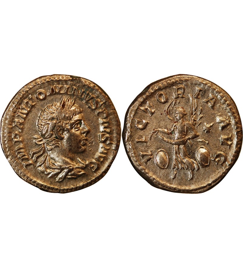 ELAGABAL - DENIER ARGENT 218 / 222  ROME