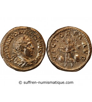 ELAGABAL - DENIER ARGENT 218 / 222  ROME