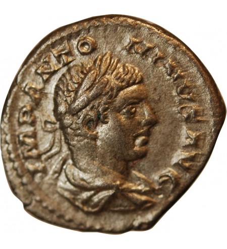 ELAGABAL - DENIER ARGENT 218 / 222  ROME