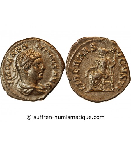 ELAGABAL - DENIER ARGENT 218 / 222  ROME