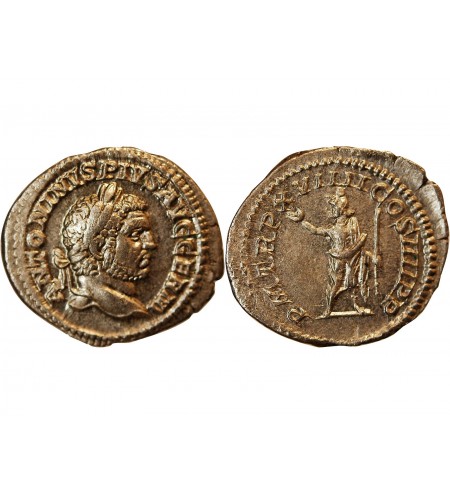 CARACALLA - DENIER ARGENT 216 ROME
