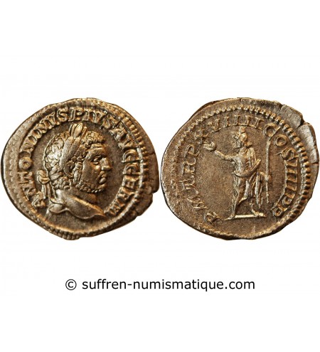 CARACALLA - DENIER ARGENT 216 ROME