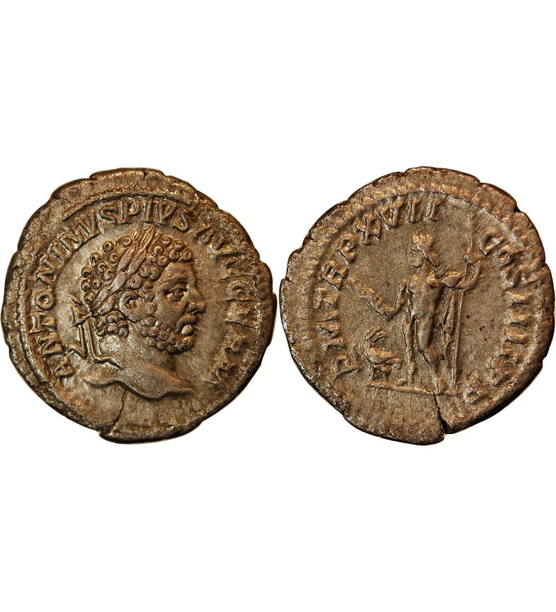 CARACALLA - DENIER ARGENT 214 ROME