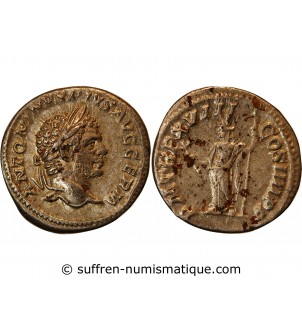 CARACALLA - DENIER ARGENT 215 ROME