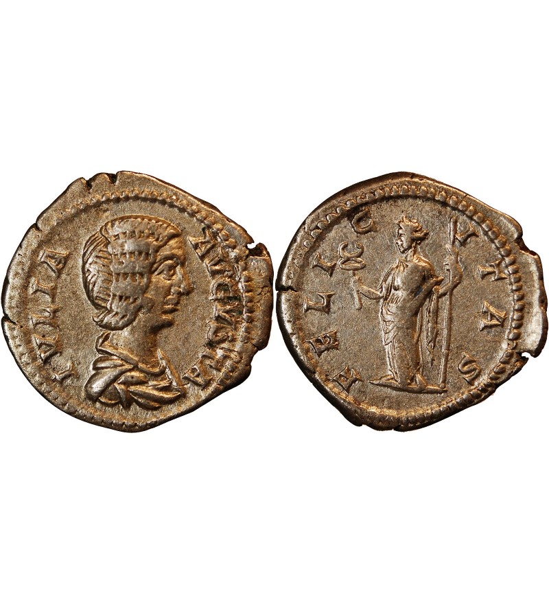 JULIA DOMNA - DENIER ARGENT﻿ 206 ROME