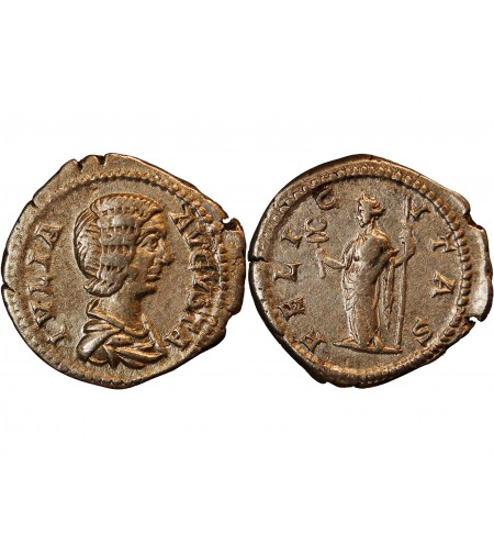 JULIA DOMNA - DENIER ARGENT﻿ 206 ROME