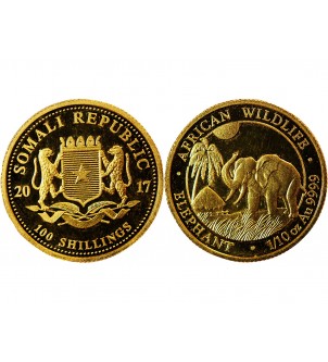 SOMALIE - 100 SCHILLING OR "ELEPHANT" 2017 2