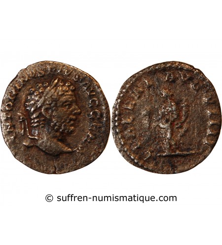 CARACALLA - DENIER ARGENT 214 ROME