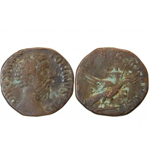 MARC AURELE - SESTERCE BRONZE 180 ROME﻿ 2