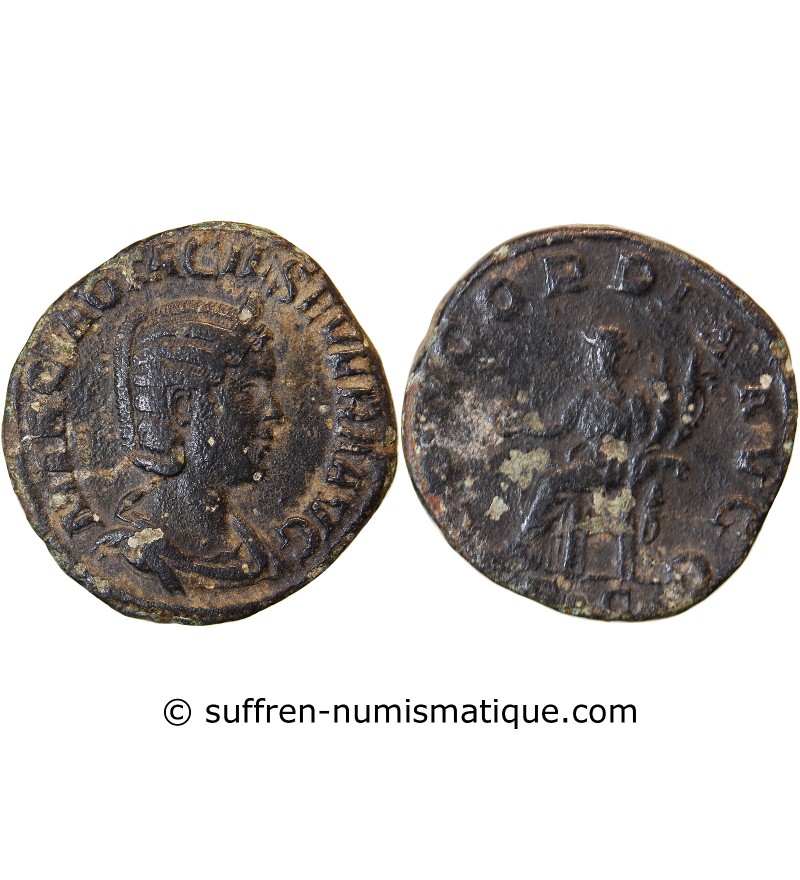 OTACILIA SEVERA - SESTERCE 246 ROME﻿