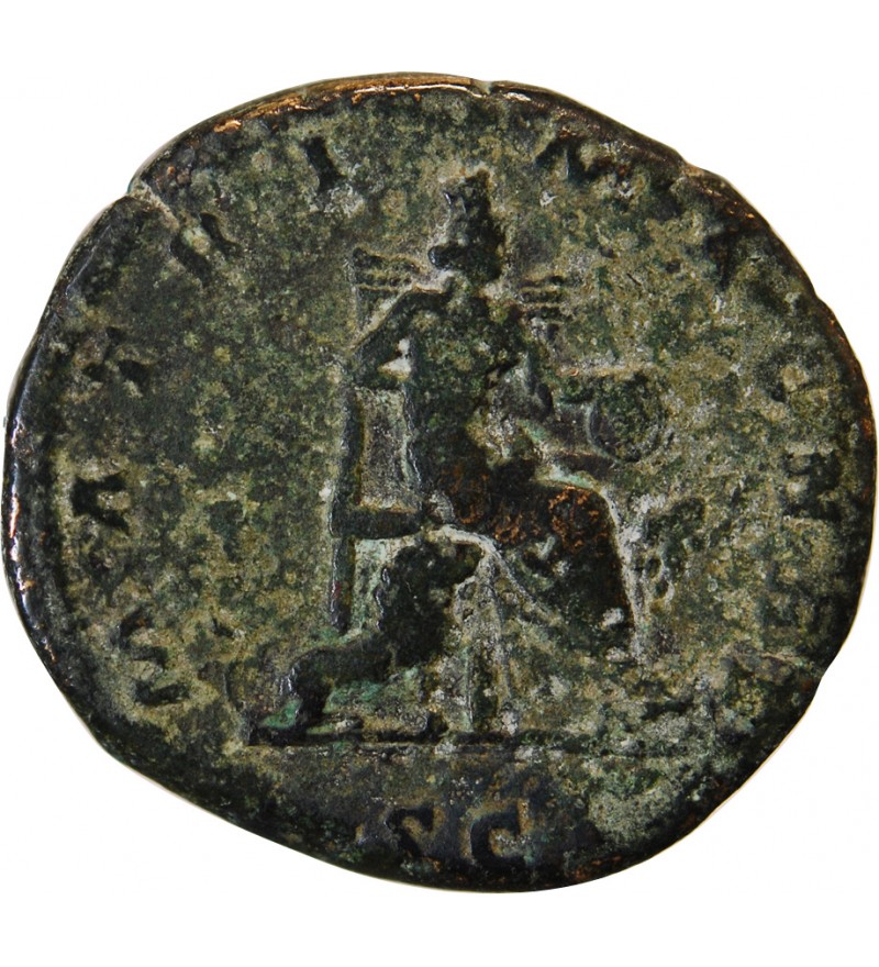 FAUSTINE JEUNE - SESTERCE 166 / 175 ROME