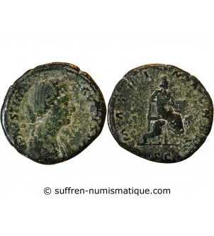 FAUSTINE JEUNE - SESTERCE 166 / 175 ROME