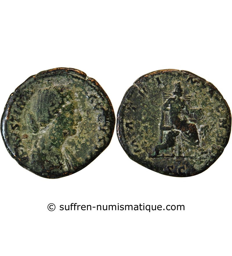 FAUSTINE JEUNE - SESTERCE 166 / 175 ROME