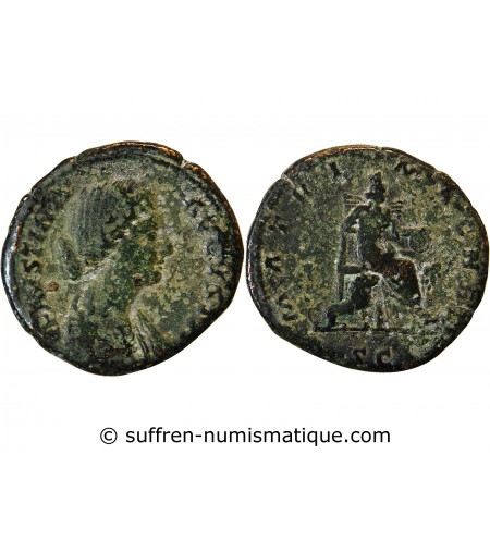 FAUSTINE JEUNE - SESTERCE 166 / 175 ROME