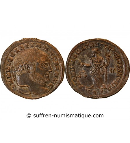 DIOCLETIEN - FOLLIS 301 AQUILEE