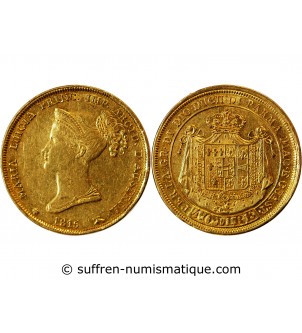 ITALIE, MARIE LOUISE - 40 LIRE OR 1815﻿ MILAN