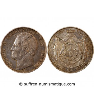 ALLEMAGNE, HESSEN, LUDWIG II - 2 THALER ARGENT 1844