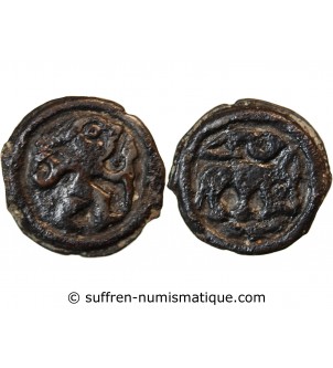 REMES, REGION DE REIMS - POTIN "au guerrier courant" - DT155