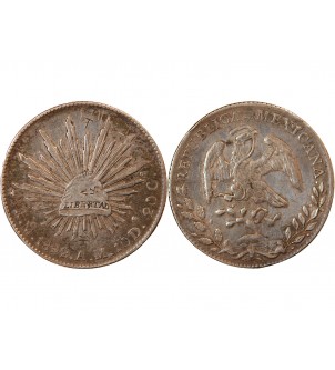 MEXIQUE - 8 REALES ARGENT 1892 2