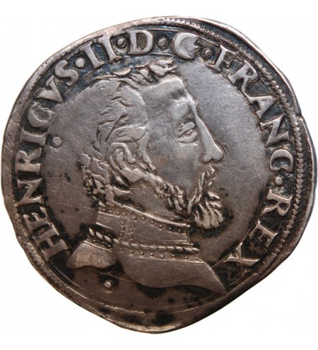 France Henri II - Teston Argent 1553 M Toulouse