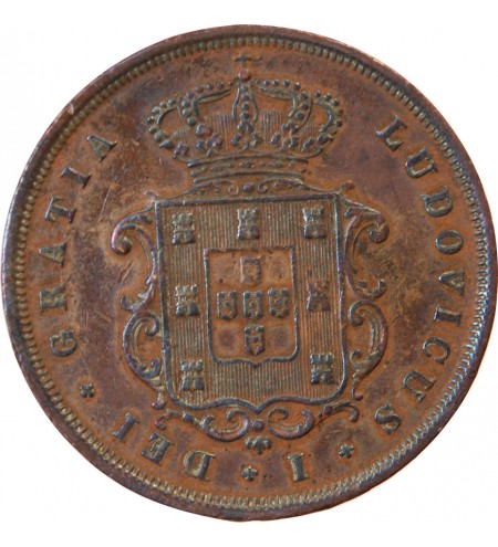 PORTUGAL, LOUIS Ier - 10 REIS 1873