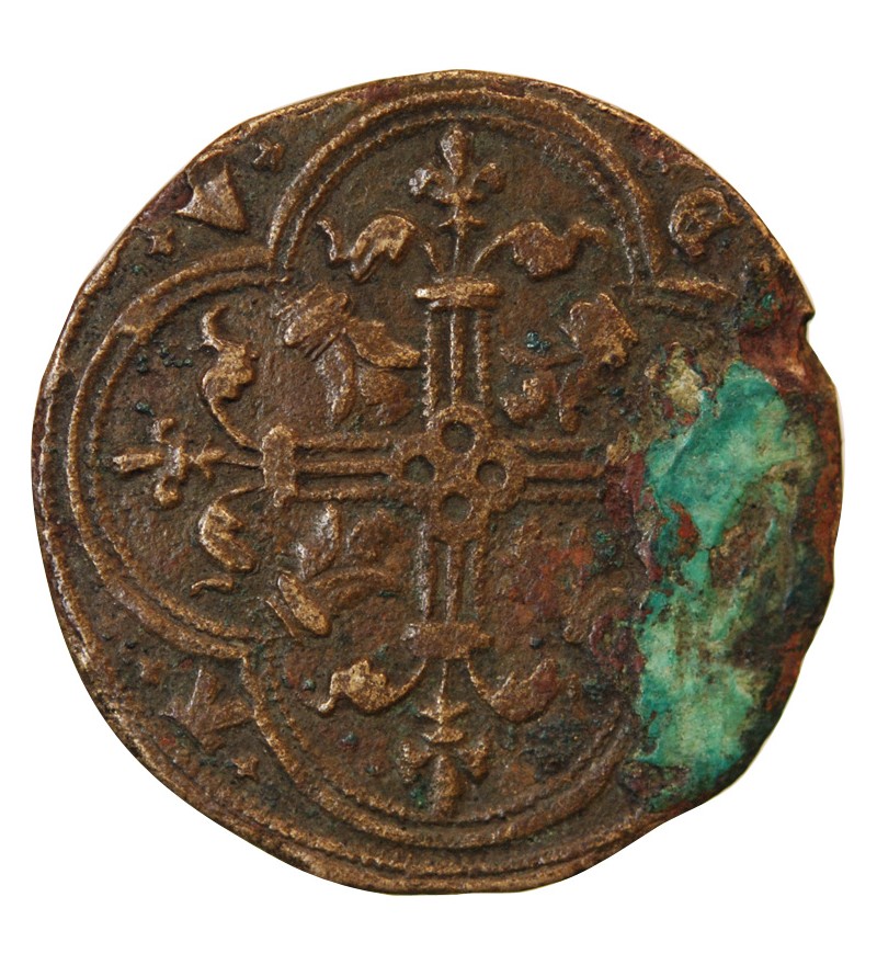 FRANCE, CHARLES VI - Jeton de compte à la couronne - XVe siècle - Mit.462