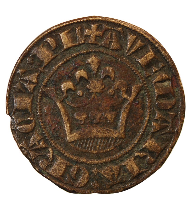 FRANCE, CHARLES VI - Jeton de compte à la couronne - XVe siècle - Mit.462