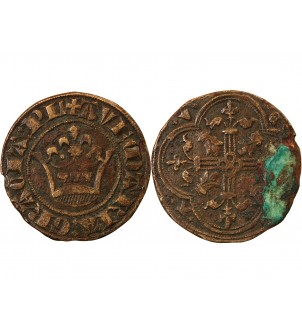 FRANCE, CHARLES VI - Jeton de compte à la couronne - XVe siècle - Mit.462 2
