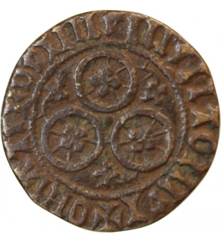 TOURNAI - Jeton de compte aux 3 cercles MATER DEI - XVe siècle - Mit.604 var.