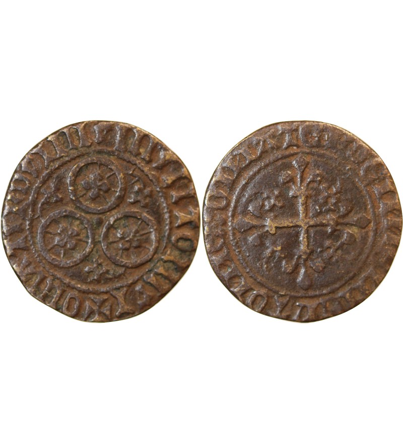 TOURNAI - Jeton de compte aux 3 cercles MATER DEI - XVe siècle - Mit.604 var.