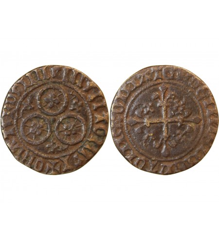 TOURNAI - Jeton de compte aux 3 cercles MATER DEI - XVe siècle - Mit.604 var.