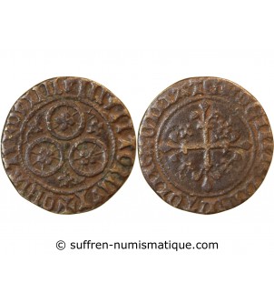 TOURNAI - Jeton de compte aux 3 cercles MATER DEI - XVe siècle - Mit.604 var.