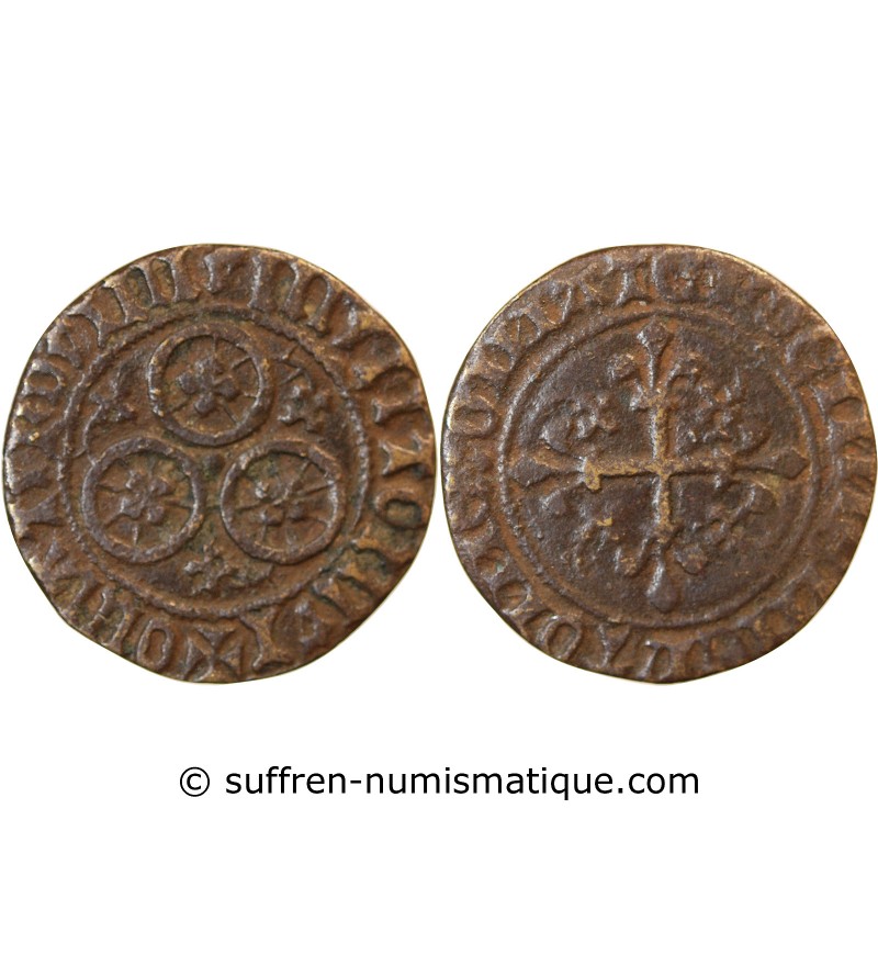 TOURNAI - Jeton de compte aux 3 cercles MATER DEI - XVe siècle - Mit.604 var.