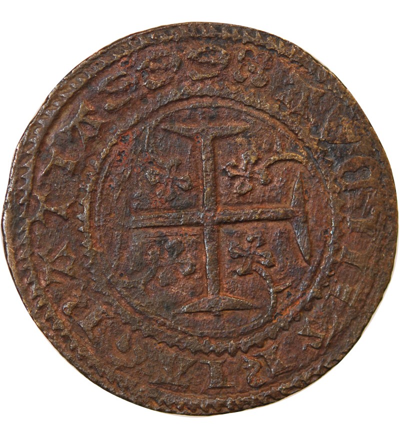 TOURNAI - Jeton de compte aux 3 cercles GETTOIS - XVe siècle - Mit.607