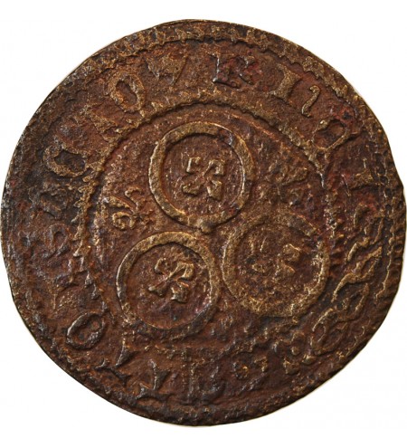 TOURNAI - Jeton de compte aux 3 cercles GETTOIS - XVe siècle - Mit.607