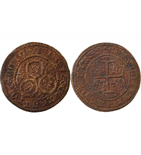 TOURNAI - Jeton de compte aux 3 cercles GETTOIS - XVe siècle - Mit.607