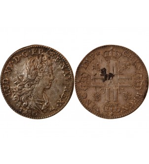 LOUIS XV - PETIT LOUIS D'ARGENT 1720 A PARIS 2