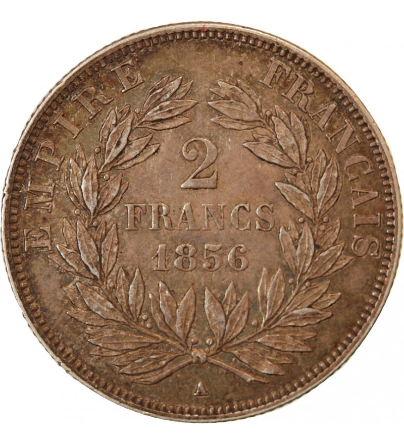 NAPOLEON III - 2 FRANCS ARGENT 1856 A PARIS﻿